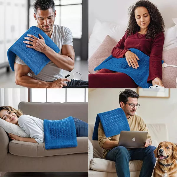 Heating Pad Temperature Control Machine Washable with Timer 33"x17"