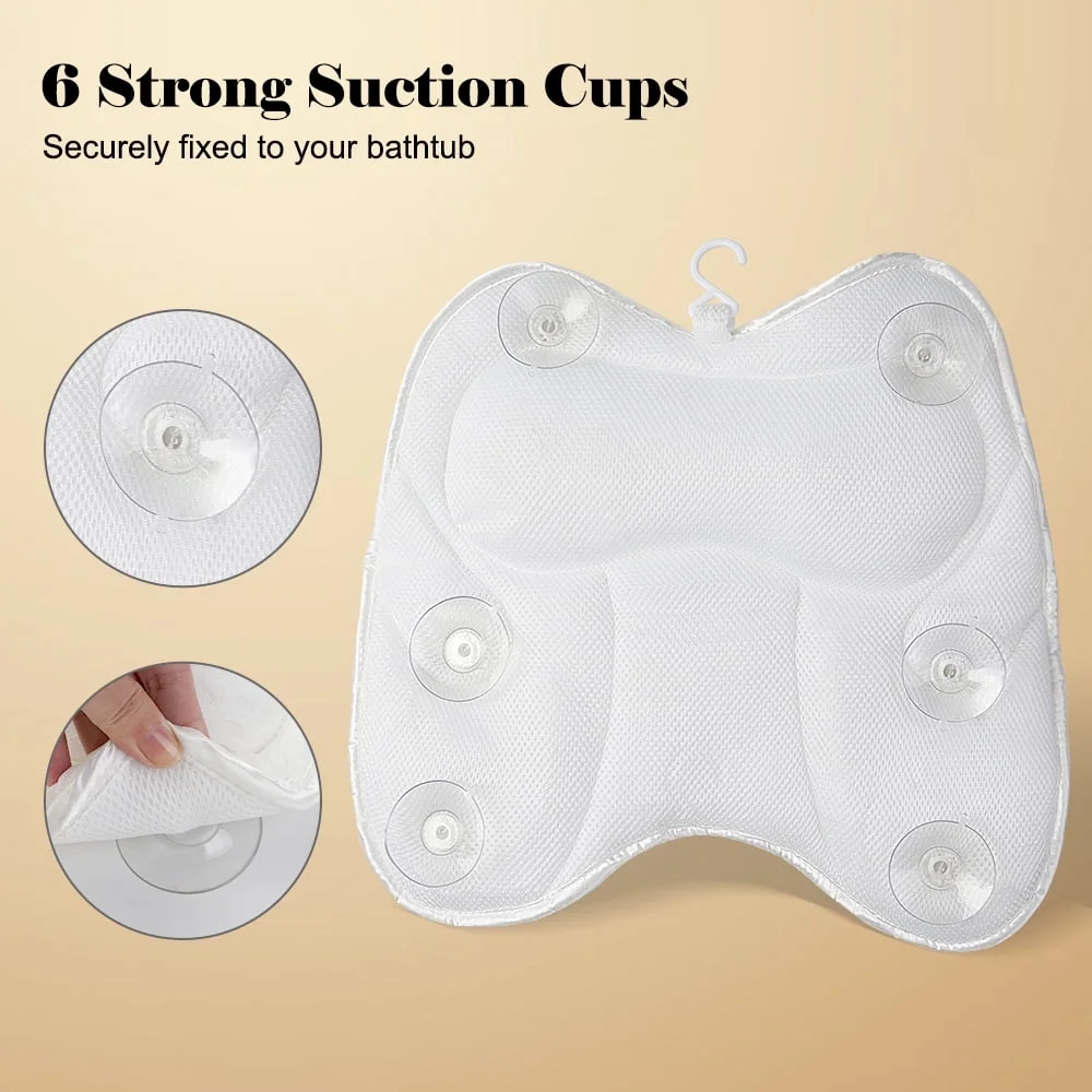Bath Pillow with Washing Bag