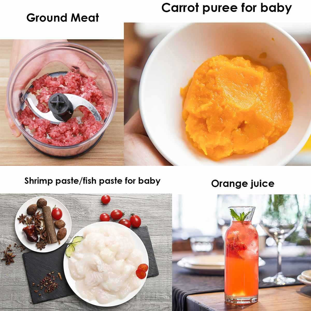 Immersion Blender Handheld Hand Blender Set 5 in 1 Stick Chopper Beaker Whisk