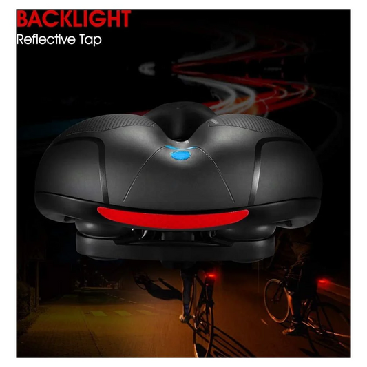 Bike Seat Cushion Bicycle Saddle with Dual Shock Absorbing Ball Exercise Indoor Outdoor