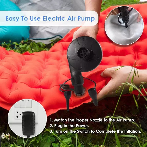 Electric Air Pump Portable Quick-Filled with 3 Nozzles