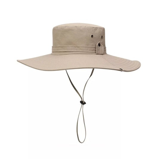 Fishing Hat Waterproof Breathable Boonie Hat Sun Hat Khaki