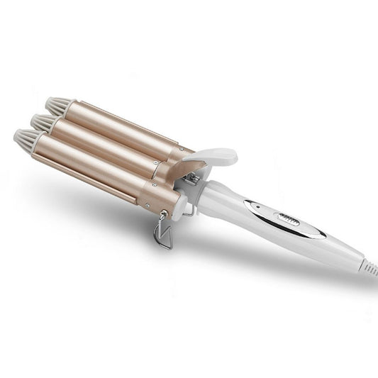 Hair Curling Iron 3 Barrel Temperature Adjustable 25mm Hair Crimper