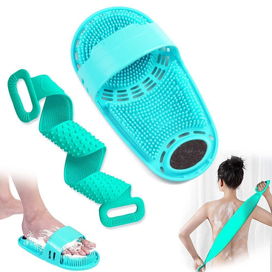 Silicone Foot Scrubber Bath Brush Set