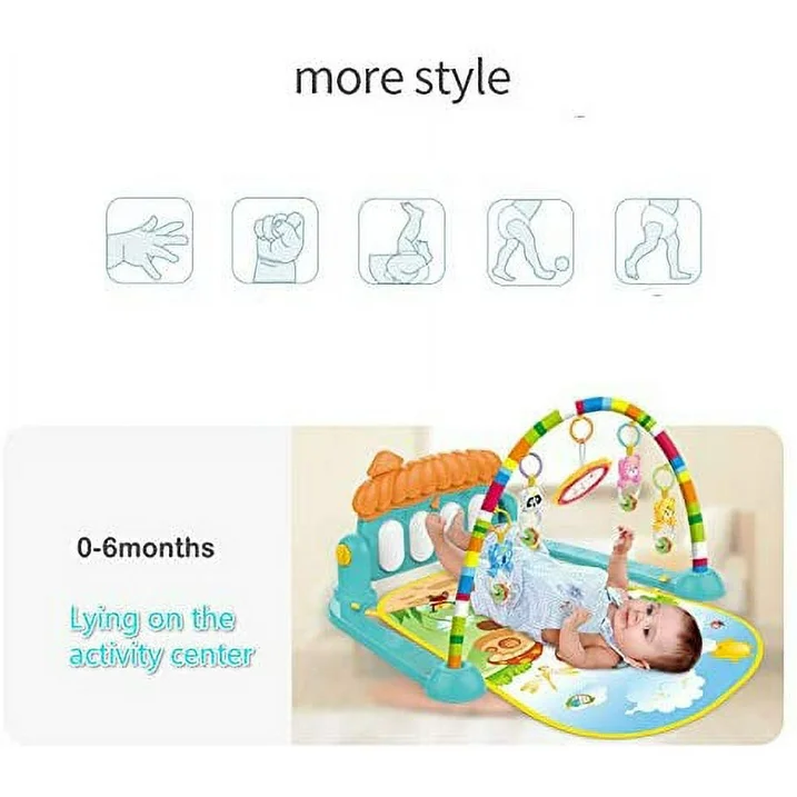 Baby Play Mat Newborn Piano Toys Music Gym Floor Playmat Infants