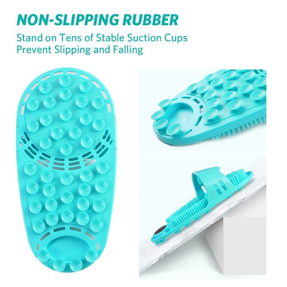 Silicone Foot Scrubber Bath Brush Set