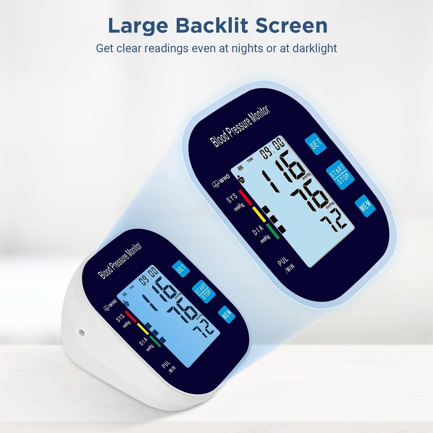 Blood Pressure Monitors Upper Arm Automatic navy blue