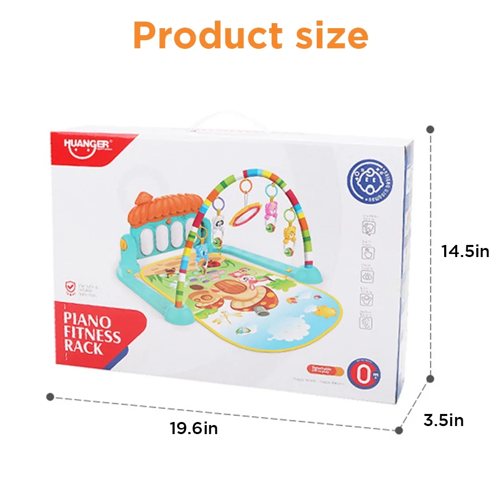 Baby Play Mat Newborn Piano Toys Music Gym Floor Playmat Infants