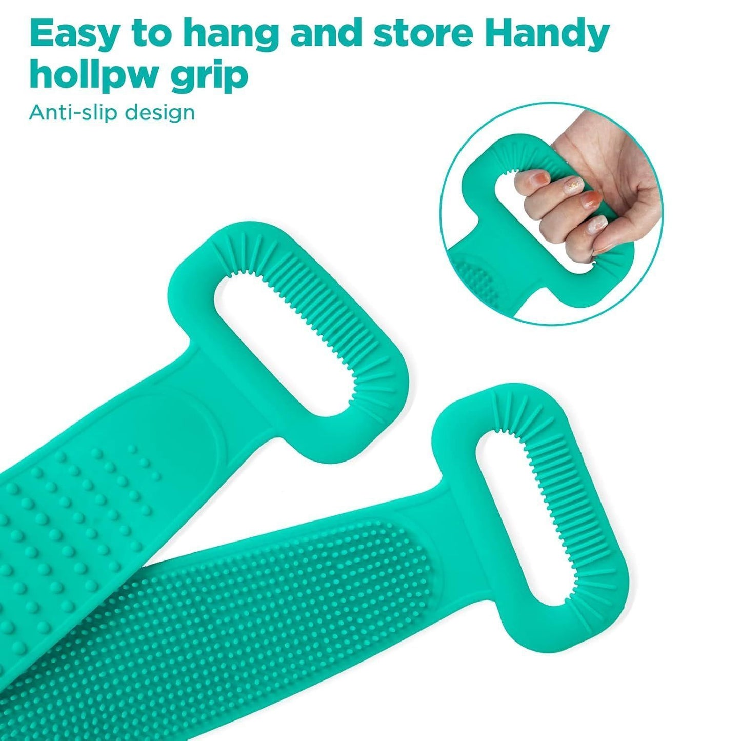 Silicone Foot Scrubber Bath Brush Set