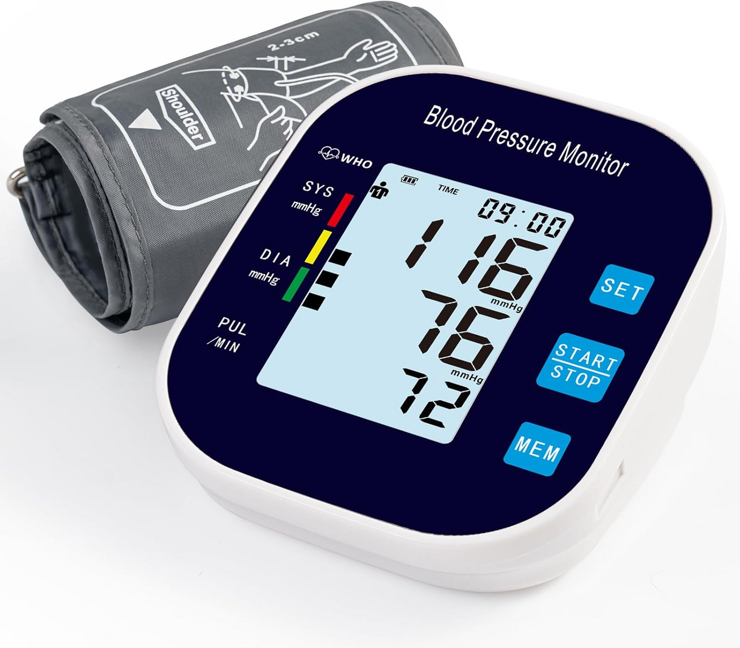 Blood Pressure Monitors Upper Arm Automatic navy blue