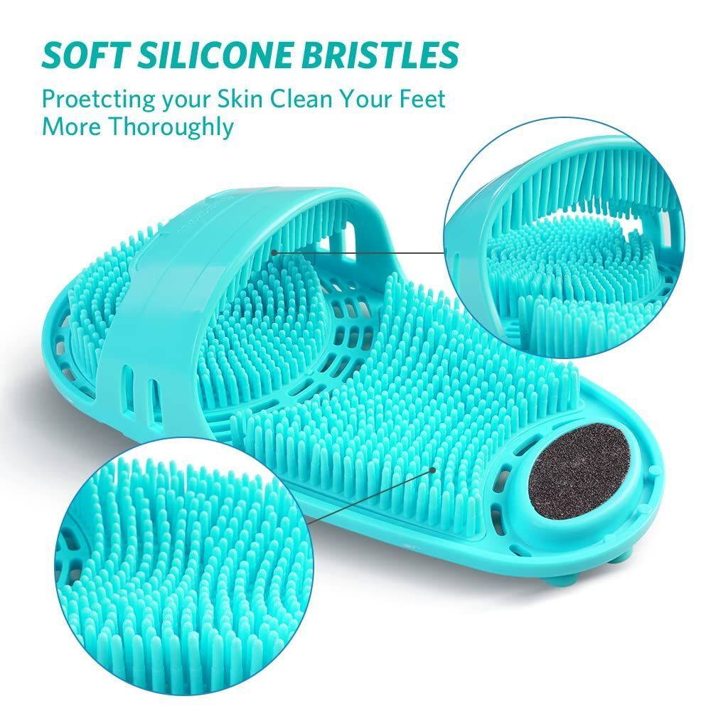 Silicone Foot Scrubber Bath Brush Set