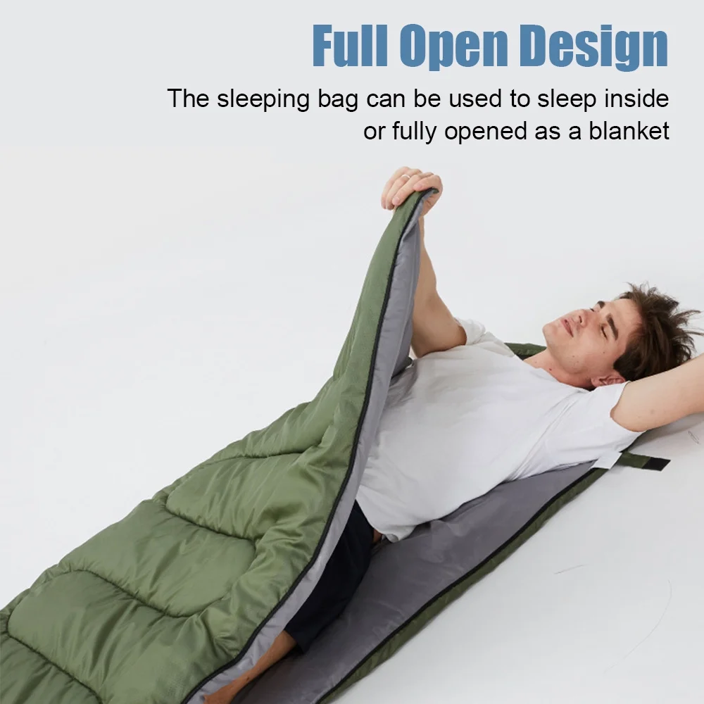 Sleeping Bags Adults Backpacking Lightweight Waterproof Cold Weather Bag Military Green