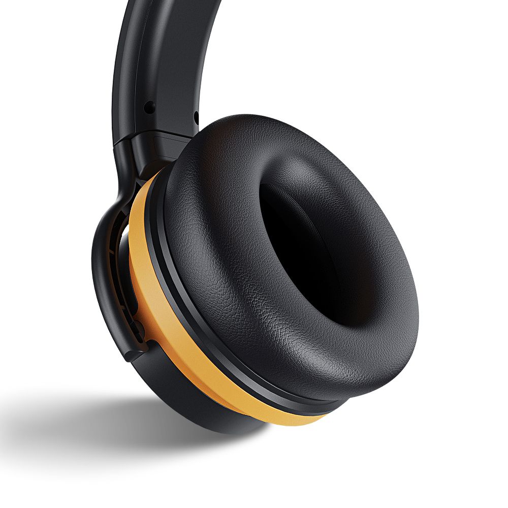 E7 Basic B Wireless Headphone Noise Cancelling Headphone Bluetooth Yellow