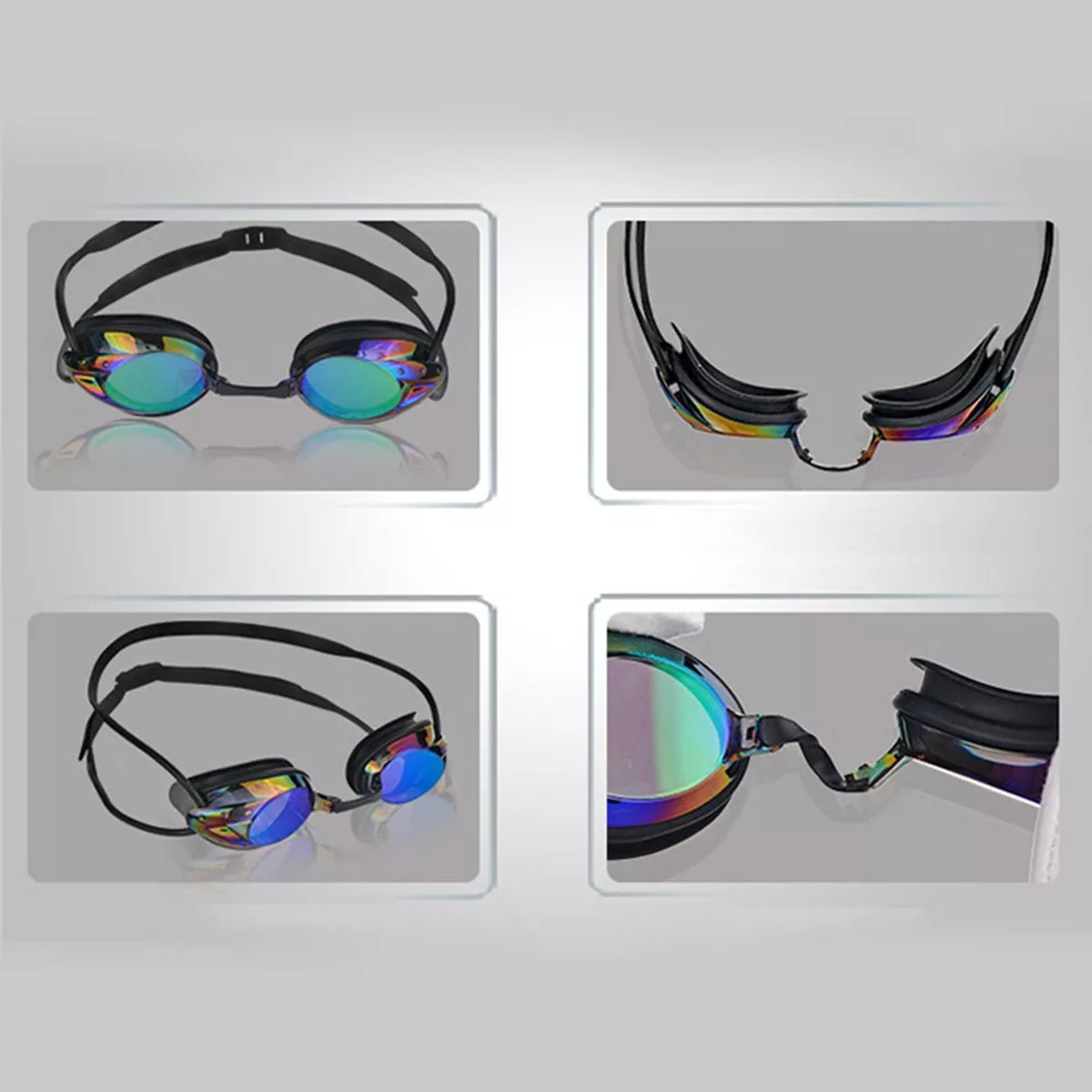 Swim Goggles Unisex Adult Competition Swimming Goggles Anti Fog Diving Goggles Wide View