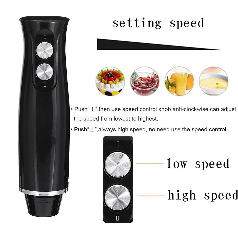 Immersion Blender Handheld Hand Blender Set 5 in 1 Stick Chopper Beaker Whisk