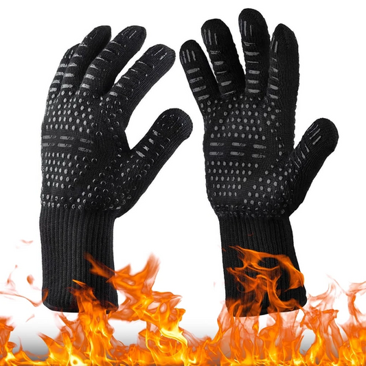 BBQ Gloves Heat Resistant Cooking for Barbecue Grilling Oven Baking Camping