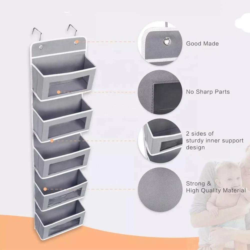 Over The Door Pocket Organizer Hanging Storage Bag