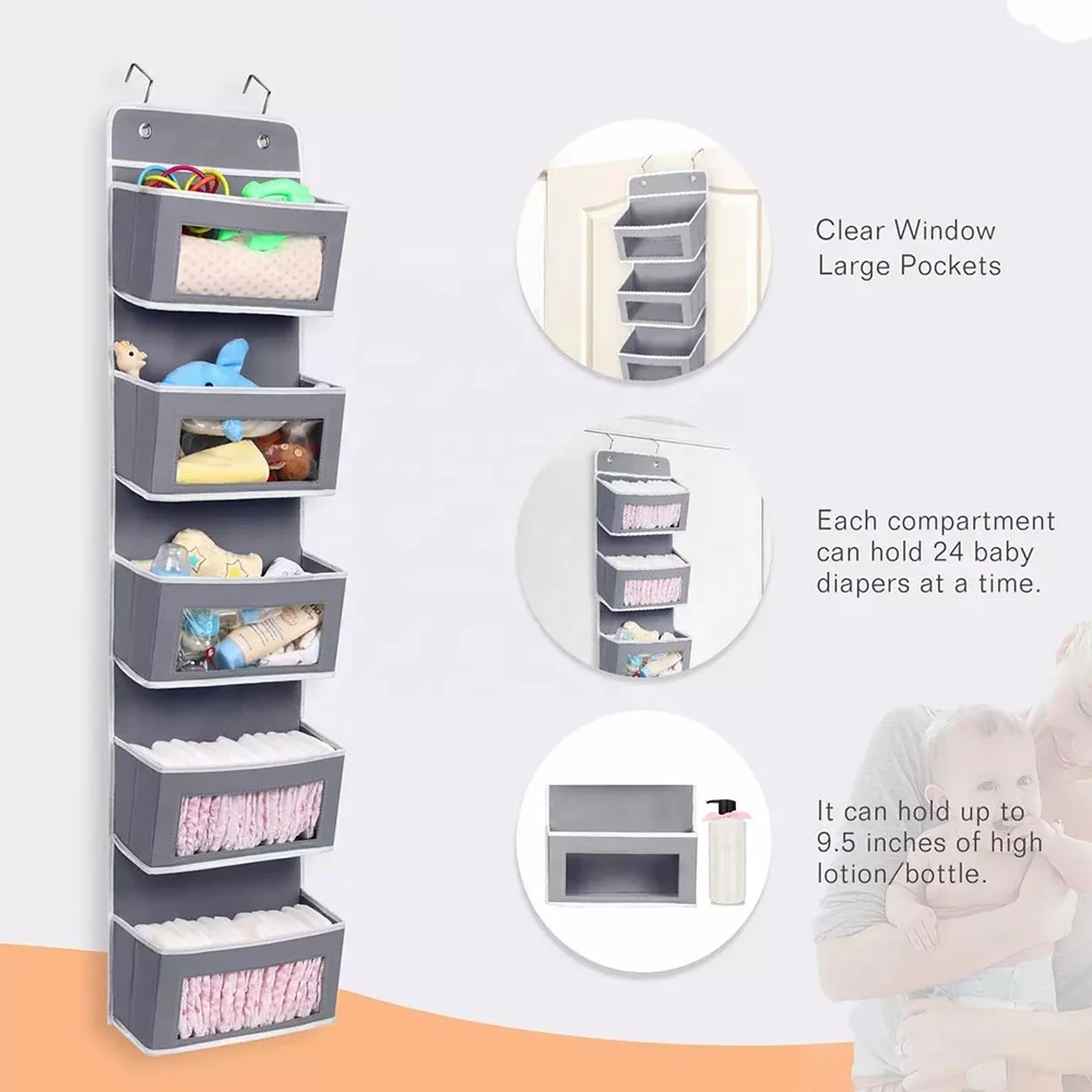 Over The Door Pocket Organizer Hanging Storage Bag