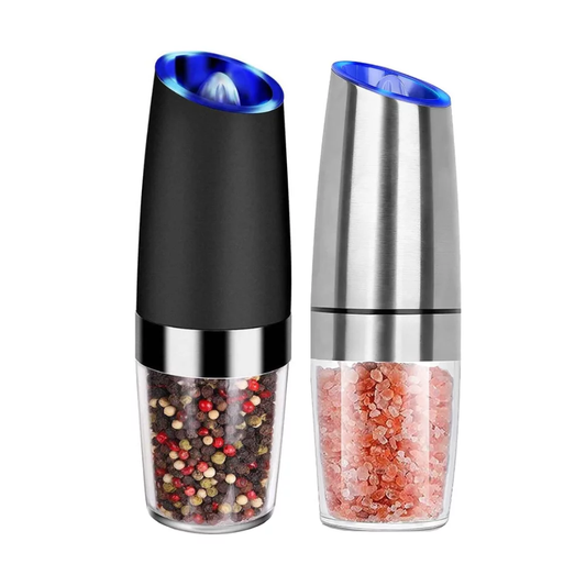 Electric Salt and Pepper Grinder Set