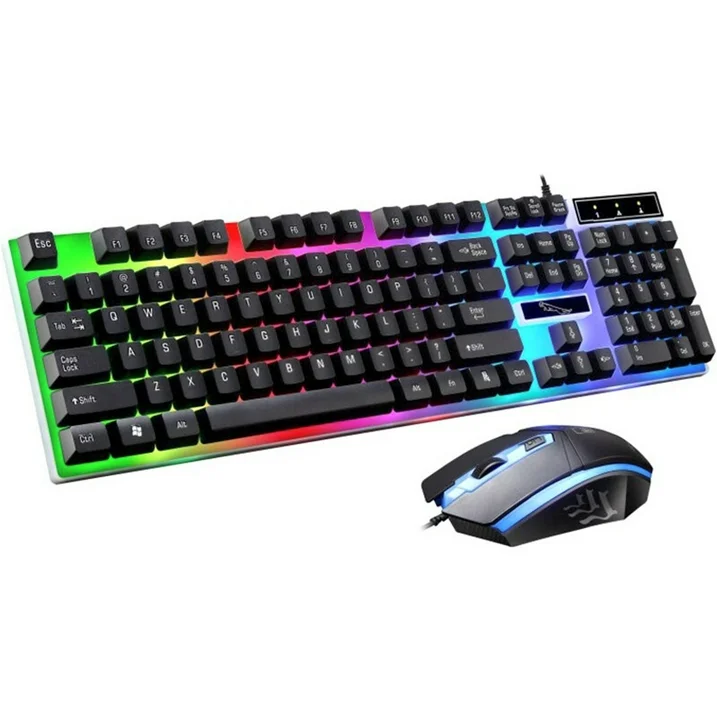 Gaming Keyboard and Mouse Combo LED Rainbow Backlit