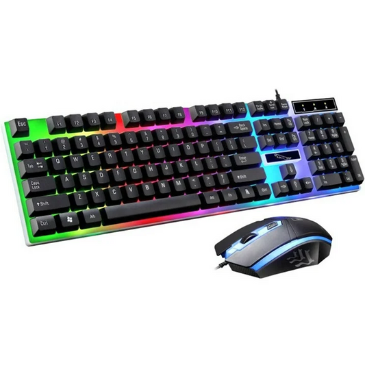 Gaming Keyboard and Mouse Combo LED Rainbow Backlit