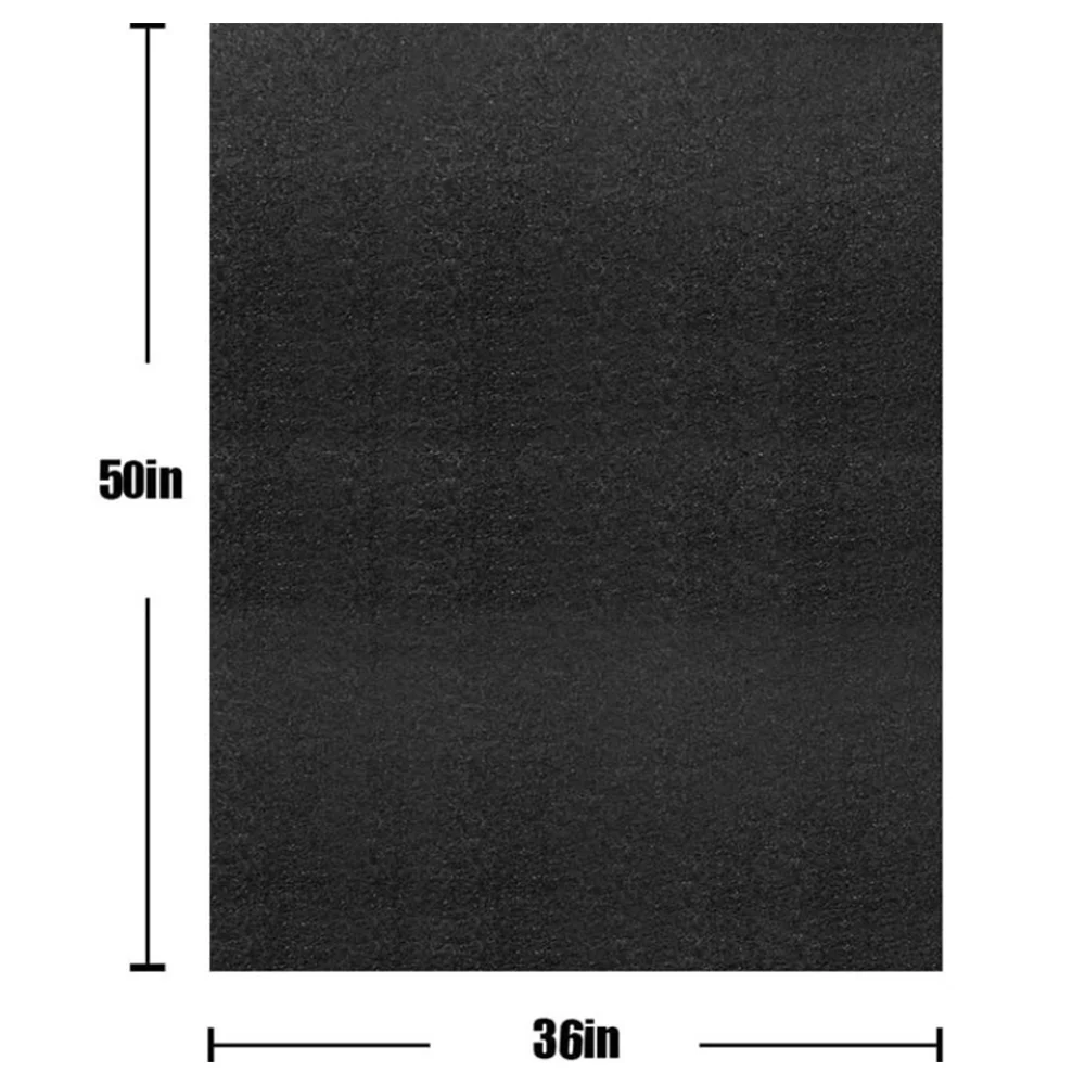 Under Grill Mat Fireplace Fire Pit Mats Fire Resistant Reusable 50 x 36 inch